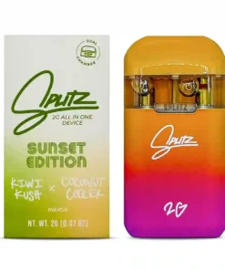 SPLITZ KIWI KUSH X COCONUT COOLER, SPLITZ,SPLITZ CARTS 2G,SPLITZ THC CARTS,SPLITZ VAPE