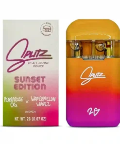 SPLITZ PINEAPPLE EXPRESS X CITRUS SPLASH,Splitz 2g Sunset Edition, Splitz 2g, Splitz 2g Cart,Splitz Thc carts